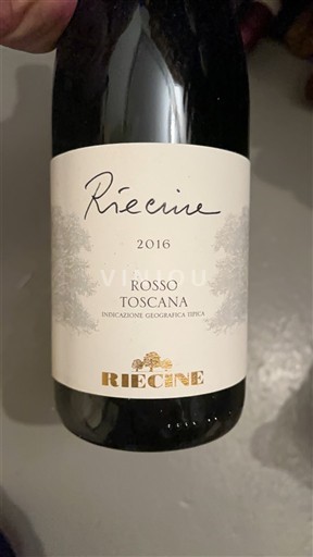 Tuscan Wines Unspecified Riecine Rosso Toscana 2016