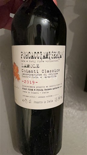 Toscana Chianti Classico Porcacciamiseria Lamole 2019