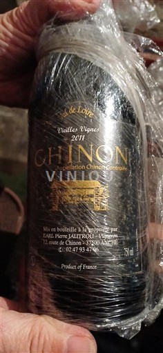Loiren laakso Chinon EARL Pierre Sautron Vieilles Vignes 2011