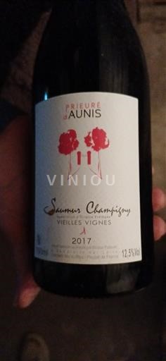 Loiren laakso Saumur-champigny Prieuré d'Aunis Vieilles Vignes 2017