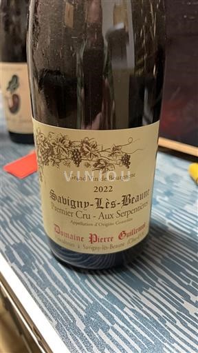 Burgundija Savigny-lès-beaune Premier Cru Domaine Pierre Guillemot Premier Cru - Aux Serpentières 2022