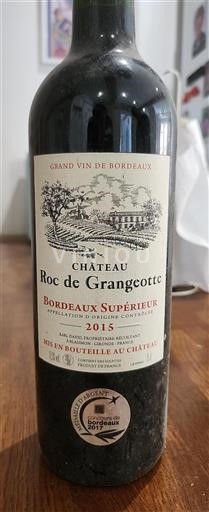 Bordeaux Bordeaux supérieur Château Roc de Grangeotte 2015