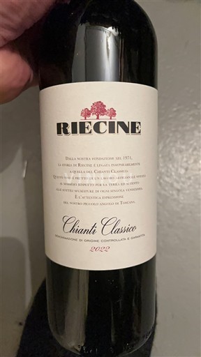 Toscana Chianti Classico Riecine 2022