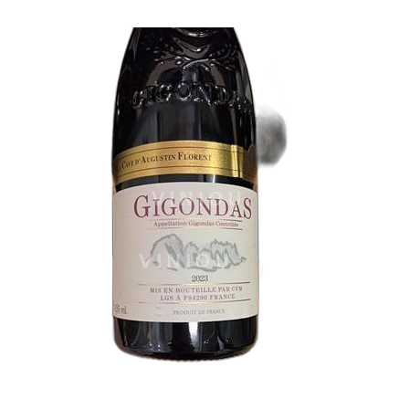 Rhônen laakso Gigondas Cave d'Augustin Florent 2023