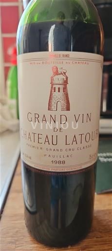 Bordeaux Pauillac Grand Cru Château Latour 1988