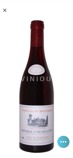 Bourgondië Monthélie Premier Cru Château Monthelie Monthelie 1er Cru Sur La Velle 2010