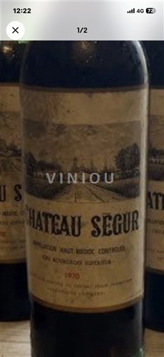 Bordeaux Haut-Médoc Château Ségur 1970