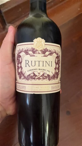 Vinos Rouge sec Cabernet-Malbec Rutini 2021 Argentina Mendoza Valle de Uco