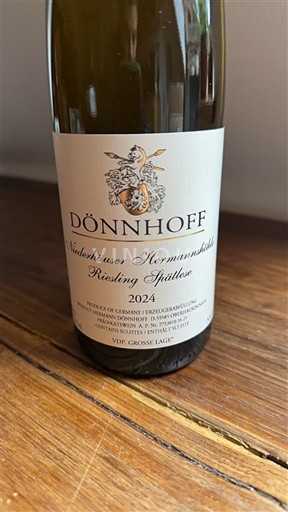 Нае Dönnhoff Niederhäuser Hermannshöhle Riesling Spätlese 2024