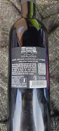 Linguadoca Minervois-la-livinière Château Gourgazaud Mélanie Minervois La Livinière 2023