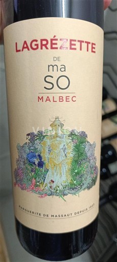 Sud-Ovest Cahors Lagrézette de MaSO Malbec 2020