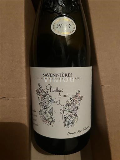Wijnen Blanc moelleux Papillons de nuit Domaine Marie Méchinaud 2024 Frankrijk Loirevallei Savennières AOC