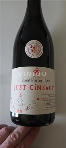 Лангедок Лангедокські пагорби Domaine Saint Martin d'Agel Just Cinsault 2022