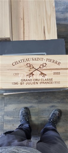 Viinit Rouge sec Château Saint-Pierre 2022 Ranska Bordeaux Saint-Julien AOC