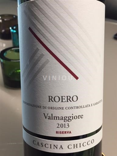 П'ємонт Роеро Cascina Chicco Valmaggiore Riserva 2013