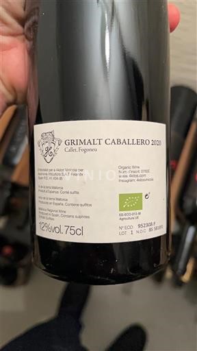 Балеарські острови Не вказано 4 Kilos Vinícola Grimalt Caballero 2020