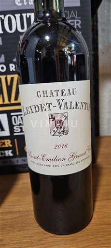 Бордо Сент-Емільйон Гран Крю Grand Cru Château Leydet-Valentin 2016