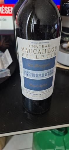 Bordeaux Haut-Médoc Château Maucaillou Felletin Les Plateaux Ikke årgangsbestemt