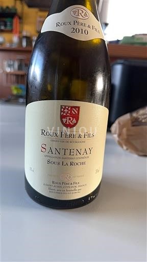 Borgogna Santenay Roux Père & Fils Sous La Roche 2010