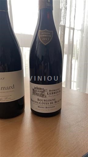 Бургундія Не вказано Domaine Lebreuil Mont Battois 2015