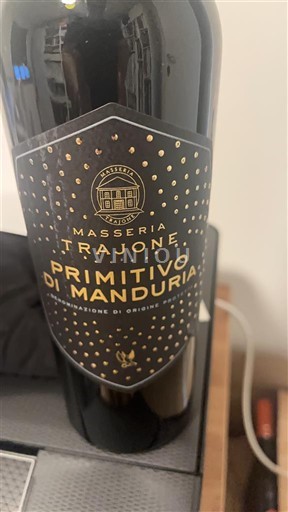 Vinhos Rouge sec Masseria Trajone 2023 Itália Apúlia Primitivo di Manduria DOC