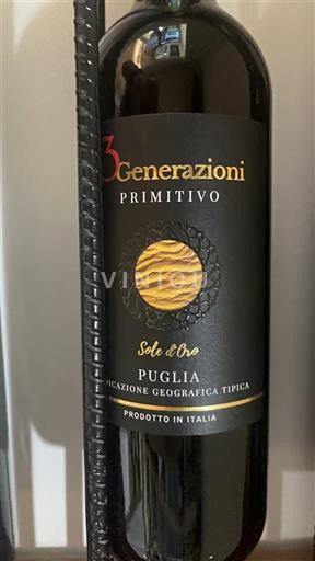 Apulia Wines Unspecified 3 Generazioni Sole d'Oro 2025