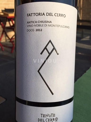 Тоскана Віно Нобіле ді Монтепульчано Fattoria del Cerro Antica Chiusina 2012