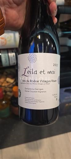 Údolí Rhôny Nespecifikováno Domaine Le Garrigon Leïla et moi 2022