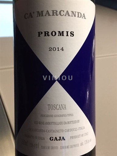 Toscana Non specificato Gaja Ca Marcande Promis 2014