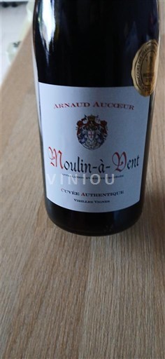 Beaujolais Moulin-à-vent Arnaud Aucoeur Authentique Vieilles Vignes Neročník
