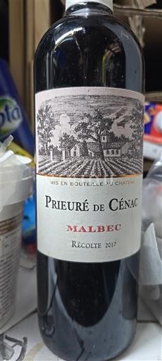 Sydväst Cahors Prieuré de Cénac Malbec 2017