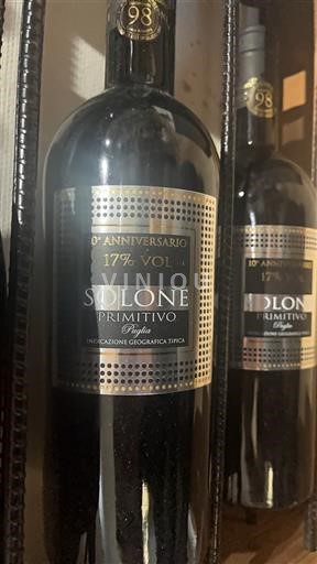 Apulia Wines Unspecified Solone 10° Anniversario 2022
