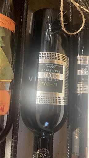 Vini Rouge sec Primitivo Solone 2020 Italia Puglia Primitivo di Manduria DOC