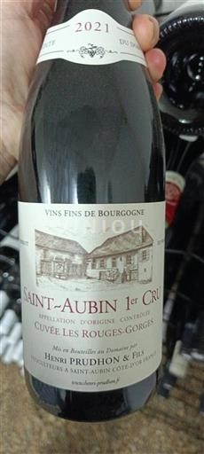 Borgoña San Aubin Premier Cru Henri Prudhon & Fils Les Rouges-Gorges 2021