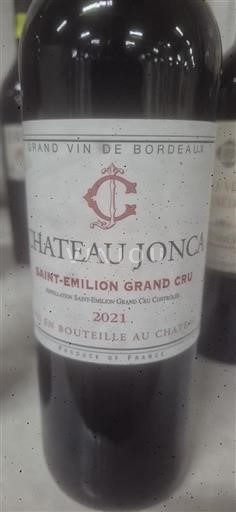 Verërat Rouge sec Château Jonça 2021 Francë Bordoja Saint-Émilion Grand Cru AOC Grand Cru