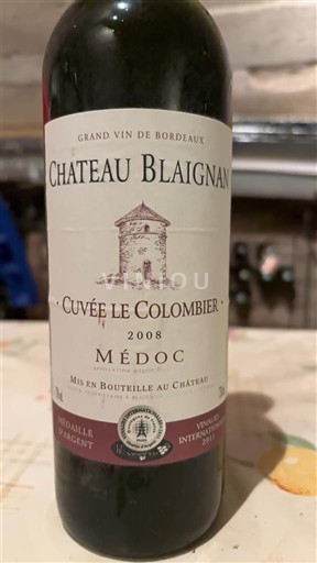 Бордо Медок Château Blaignan Le Colombier 2008