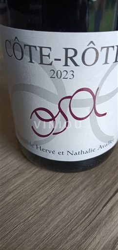 Rona dolina Côte-rôtie Domaine Hervé et Nathalie Avallet Osa 2023