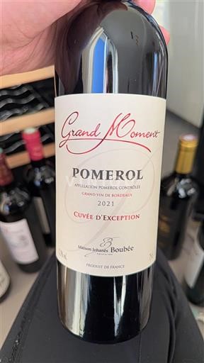 Bordeaux Pomerol Maison Johannes Boubée d'Exception 2021