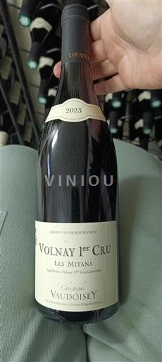 Burgundy Volnay Premier Cru Domaine Vaudoisey Les Mitans 2023