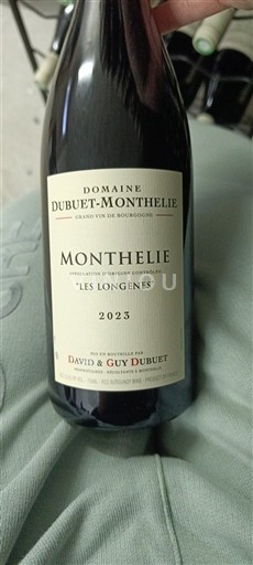Bourgogne Monthélie Domaine BUET-MONTHELIE Les Longènes 2023