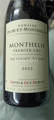 Bourgondië Monthélie Premier Cru Domaine Buet-Monthelie Les Champs-Fulliot 2023