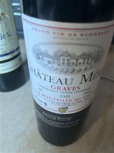 Bordeaux Graves Château Méric 2005