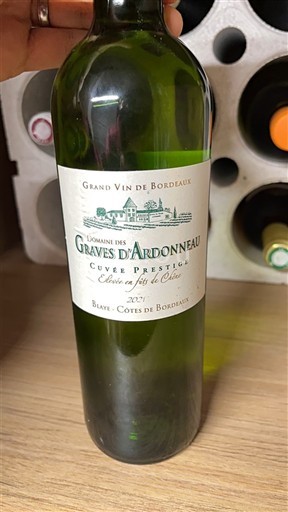 Бордо Блай-Кот-де-Бордо Domaine S Graves d'Ardonneau Prestige 2021