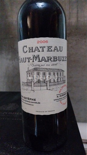 Burdeos Saint-Estèphe Château Haut-Marbuze 2006