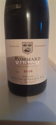 Borgoña Pommard Domaine Nis Fouquerand & Fils En Chiveau 2016