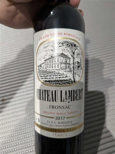 Bordeaux Fronsac Château Lambert 2017