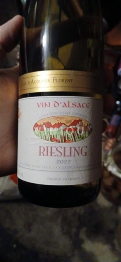 Vin Blanc sec Domaine Augustin Florent 2022 France Alsace AOC