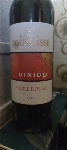 South West Madiran Château Bouscassé Argile Rouge 2011