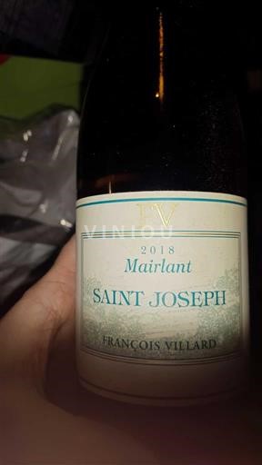 Vin Blanc sec Mairlant François Villard 2018 France Vallée du Rhône Saint-Joseph AOC
