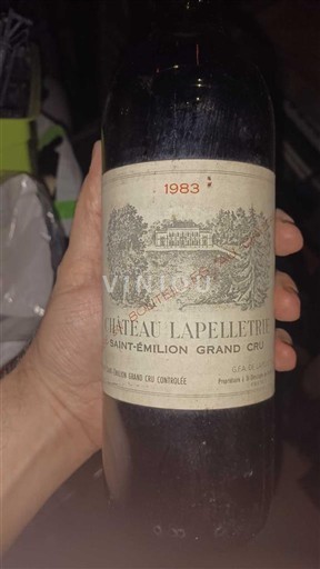 Bordeaux Saint-Émilion Grand Cru Grand Cru Château Lapelletrie 1983